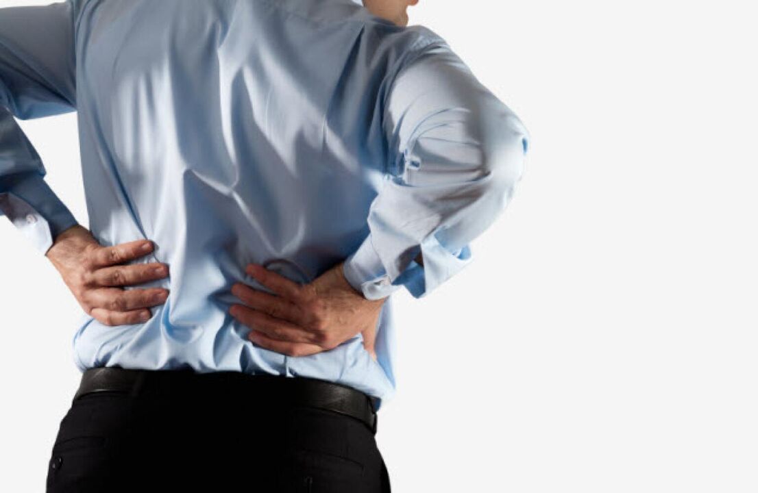 back pain in the lumbar region photo 2
